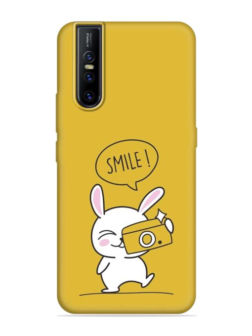 Hey Smile Please Embossed Soft Silicone Case for Vivo V15 Pro Zapvi