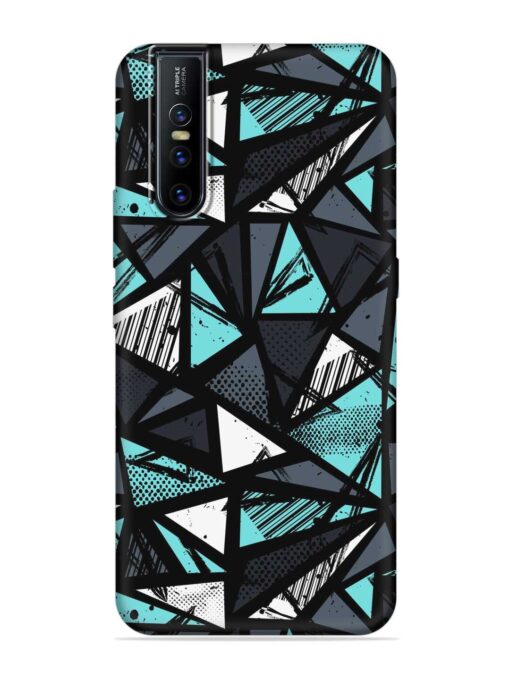 Abstract Seamless Embossed Soft Silicone Case for Vivo V15 Pro Zapvi