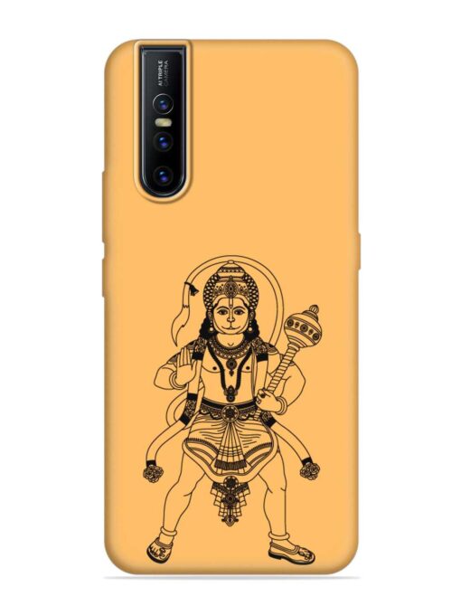 Indian God Hanuman Embossed Soft Silicone Case for Vivo V15 Pro Zapvi