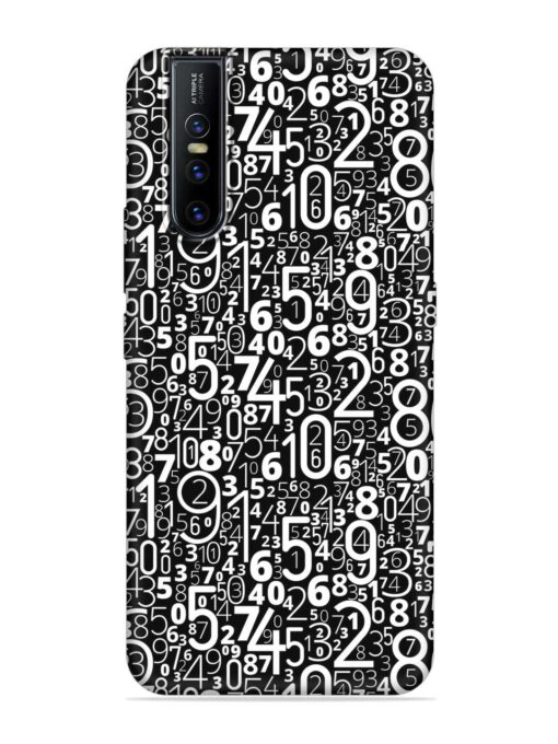 Many Numbers Different Embossed Soft Silicone Case for Vivo V15 Pro Zapvi