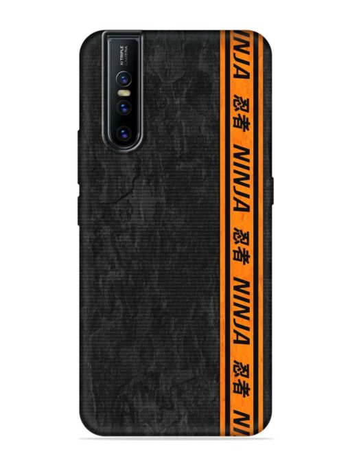 Ninja Srtips Embossed Soft Silicone Case for Vivo V15 Pro Zapvi