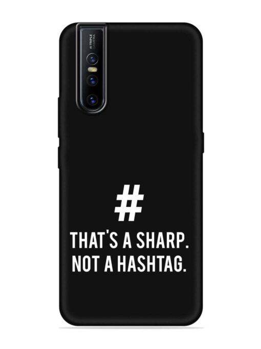 Thats Sharp Not Embossed Soft Silicone Case for Vivo V15 Pro Zapvi