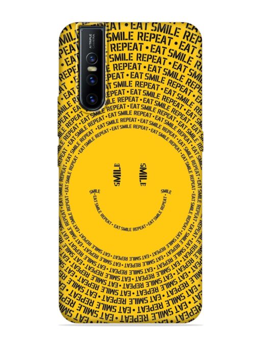 Smiley Embossed Soft Silicone Case for Vivo V15 Pro Zapvi