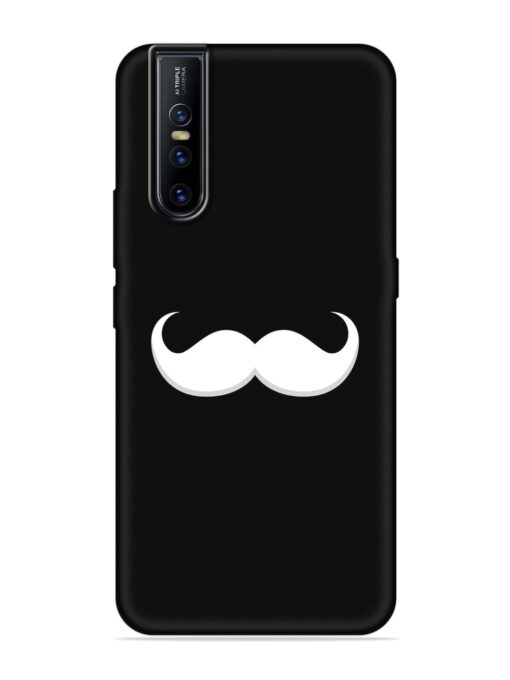 Mustache Vector Embossed Soft Silicone Case for Vivo V15 Pro Zapvi