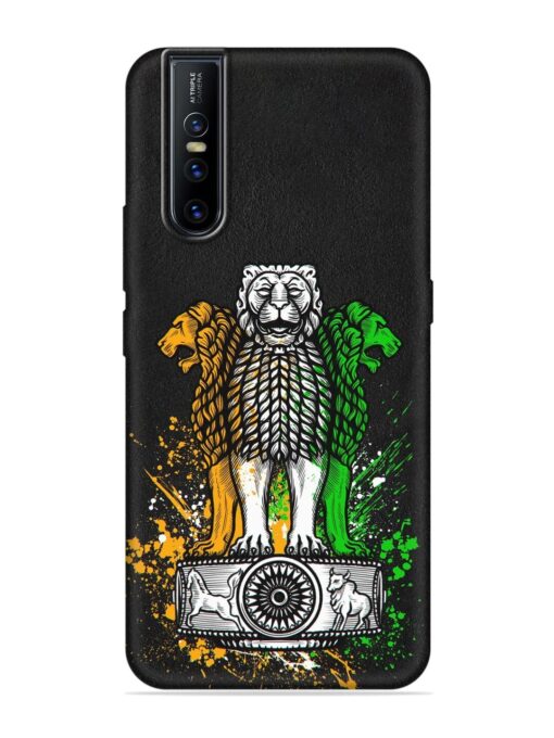 Pillars Of Ashoka Embossed Soft Silicone Case for Vivo V15 Pro Zapvi