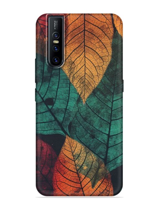 Leaves Artwork Embossed Soft Silicone Case for Vivo V15 Pro Zapvi