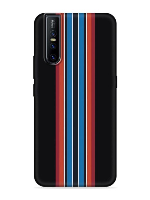 Vertical Strips Embossed Soft Silicone Case for Vivo V15 Pro Zapvi