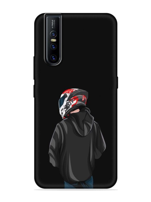 Motorcycle Rider Embossed Soft Silicone Case for Vivo V15 Pro Zapvi