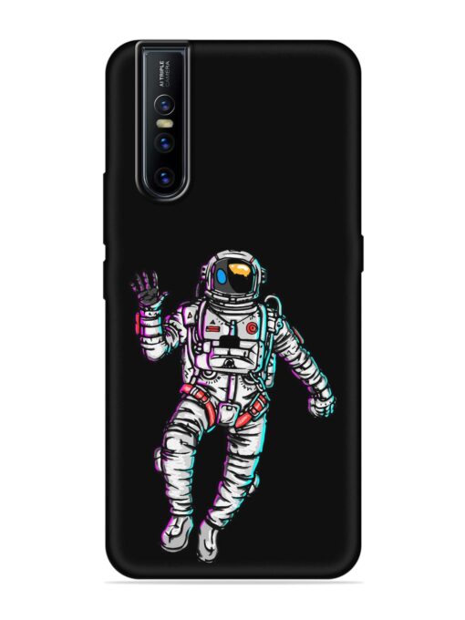 Spaceman Embossed Soft Silicone Case for Vivo V15 Pro Zapvi