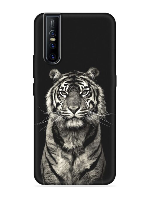 Tiger Art Embossed Soft Silicone Case for Vivo V15 Pro Zapvi