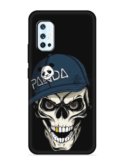 Panda Skull Embossed Soft Silicone Case for Vivo V17 Zapvi