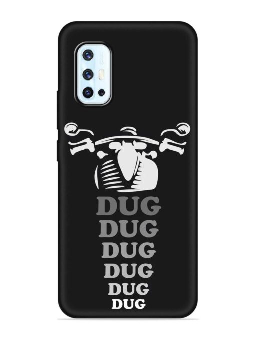 Dug Dug Dug Embossed Soft Silicone Case for Vivo V17 Zapvi