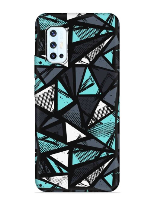 Abstract Seamless Embossed Soft Silicone Case for Vivo V17 Zapvi