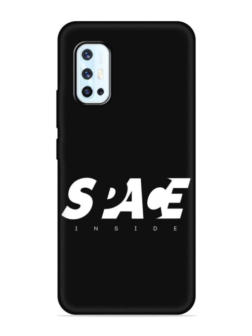 Space Typography Art Embossed Soft Silicone Case for Vivo V17 Zapvi