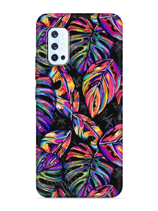 Tropical Seamless Vector Embossed Soft Silicone Case for Vivo V17 Zapvi