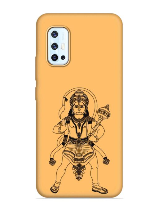 Indian God Hanuman Embossed Soft Silicone Case for Vivo V17 Zapvi