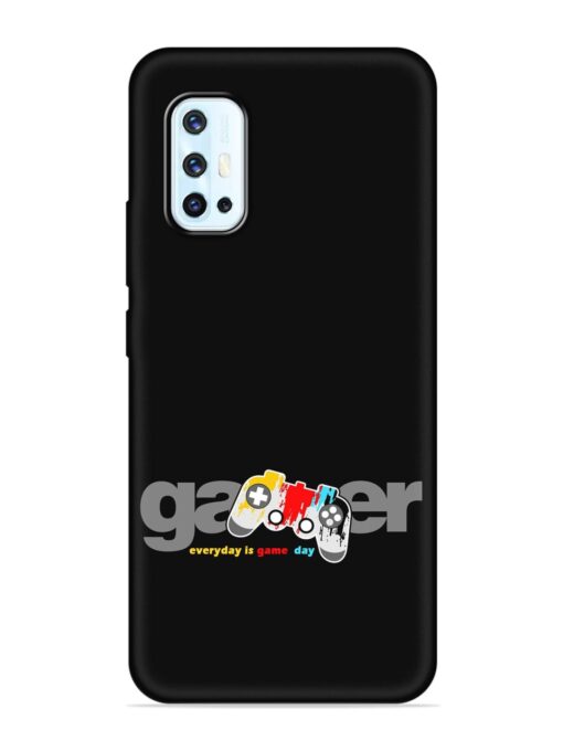 Gamer Everyday Game Embossed Soft Silicone Case for Vivo V17 Zapvi