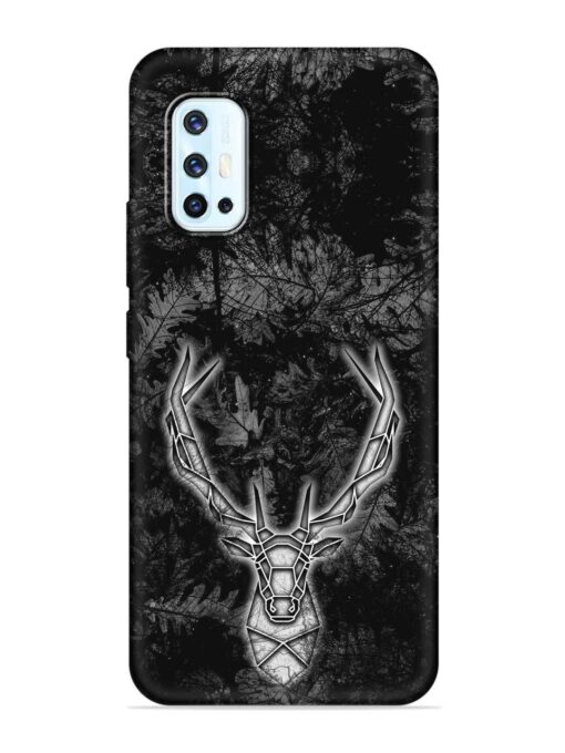 Ancient Deer Embossed Soft Silicone Case for Vivo V17 Zapvi