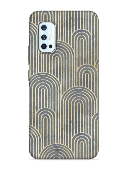 Art Deco Style Embossed Soft Silicone Case for Vivo V17 Zapvi