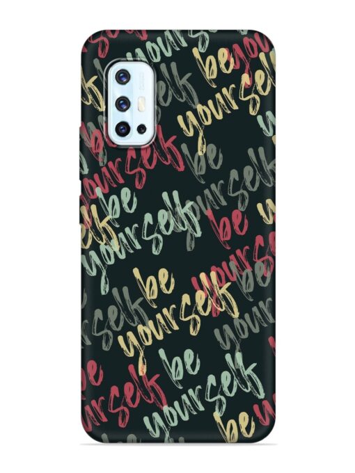 Yourself Seamless Embossed Soft Silicone Case for Vivo V17 Zapvi