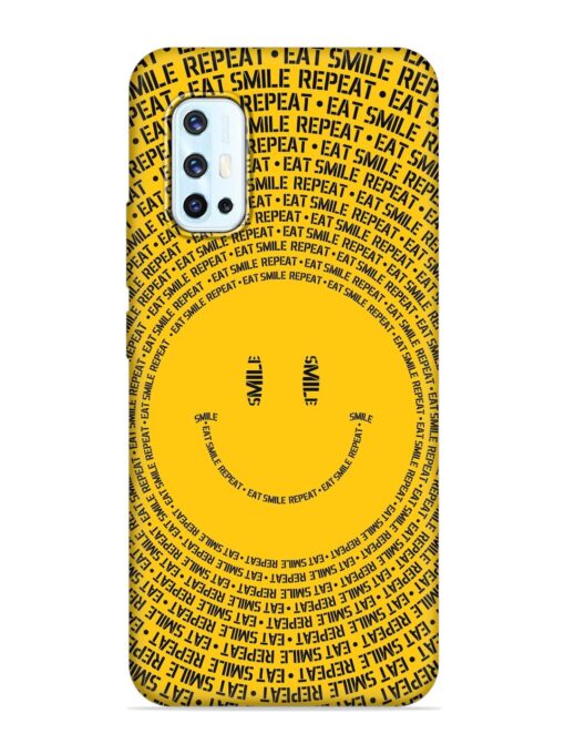 Smiley Embossed Soft Silicone Case for Vivo V17 Zapvi