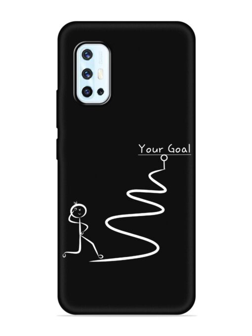 Your Goal Embossed Soft Silicone Case for Vivo V17 Zapvi