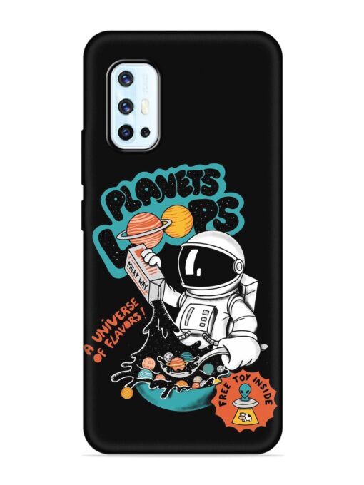 Planets Loop Embossed Soft Silicone Case for Vivo V17 Zapvi