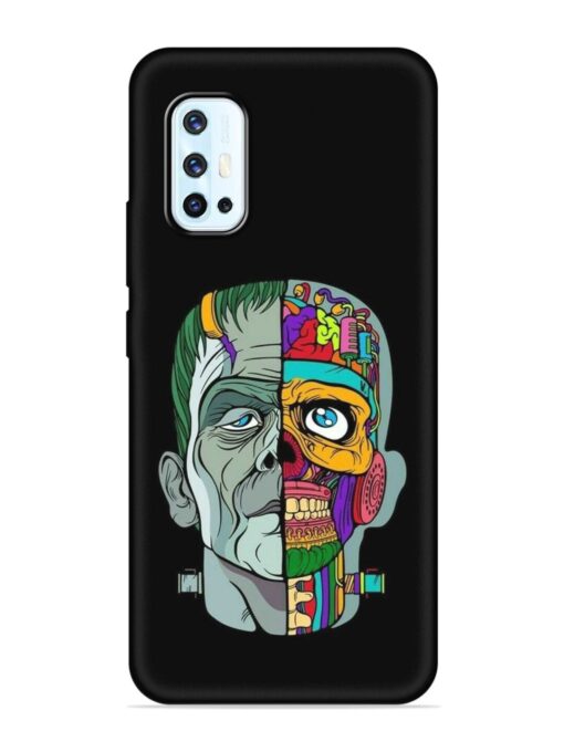 Men Vs Skull Embossed Soft Silicone Case for Vivo V17 Zapvi