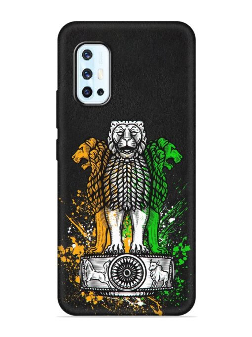 Pillars Of Ashoka Embossed Soft Silicone Case for Vivo V17 Zapvi