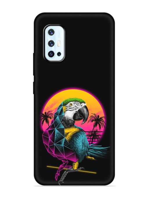 Rad Parrot Embossed Soft Silicone Case for Vivo V17 Zapvi