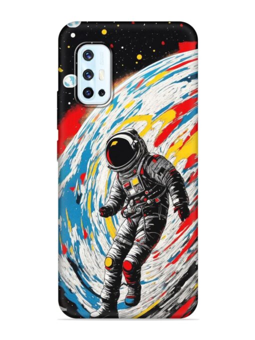 Astronaut Art Embossed Soft Silicone Case for Vivo V17 Zapvi