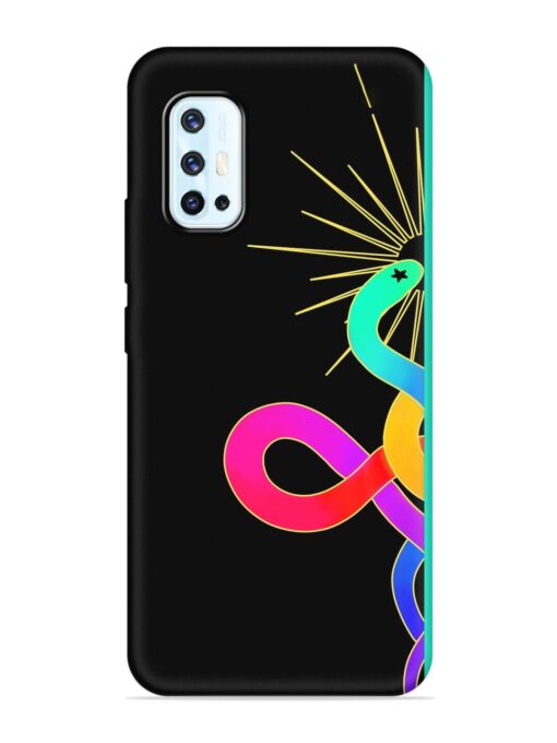 Art Geometric Abstraction Embossed Soft Silicone Case for Vivo V17 Zapvi