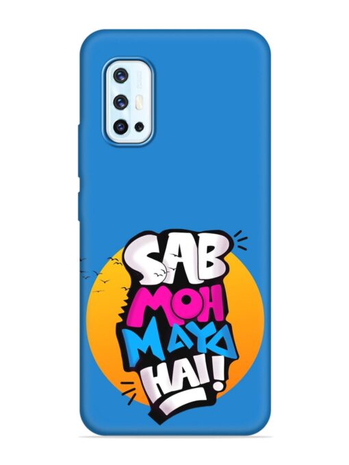 Sab Moh Moya Embossed Soft Silicone Case for Vivo V17 Zapvi