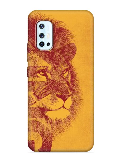 Gold Lion Crown Art Embossed Soft Silicone Case for Vivo V17 Zapvi