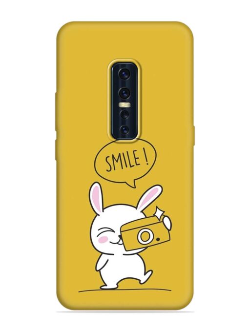 Hey Smile Please Embossed Soft Silicone Case for Vivo V17 Pro