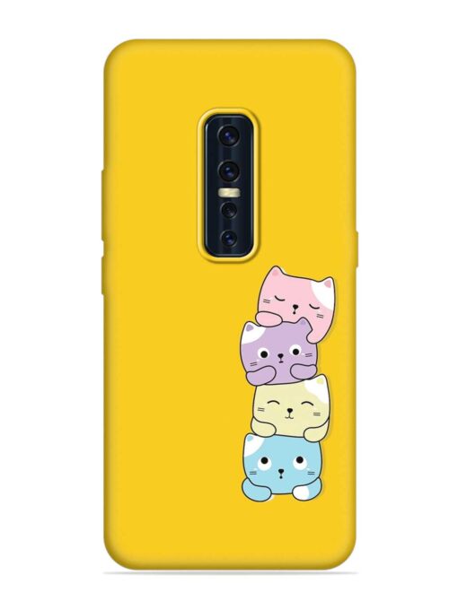 Cartoon Anime Embossed Soft Silicone Case for Vivo V17 Pro Zapvi