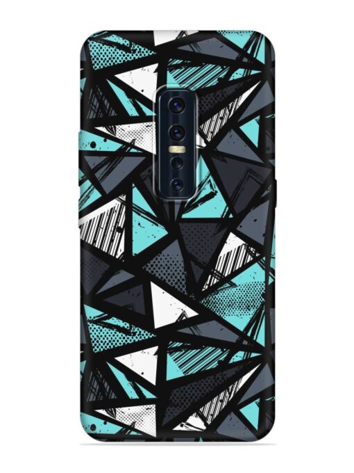 Abstract Seamless Embossed Soft Silicone Case for Vivo V17 Pro Zapvi