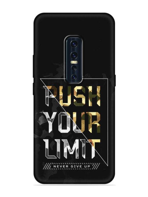 Push Your Limits Embossed Soft Silicone Case for Vivo V17 Pro Zapvi