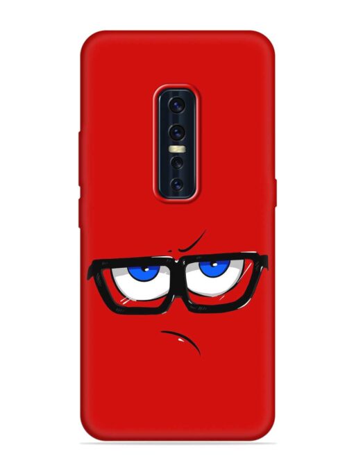 Rad Angry Face Embossed Soft Silicone Case for Vivo V17 Pro Zapvi