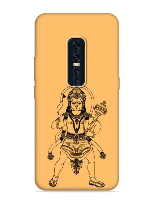 Indian God Hanuman Embossed Soft Silicone Case for Vivo V17 Pro