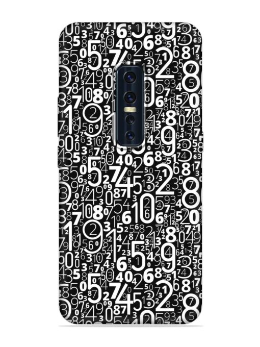 Many Numbers Different Embossed Soft Silicone Case for Vivo V17 Pro Zapvi