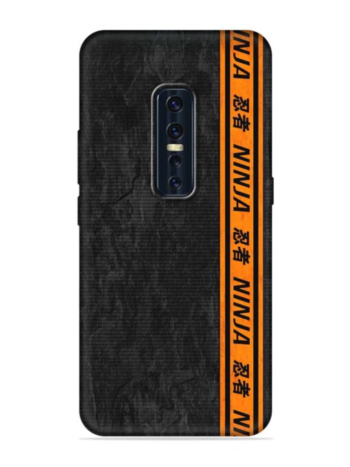 Ninja Srtips Embossed Soft Silicone Case for Vivo V17 Pro Zapvi