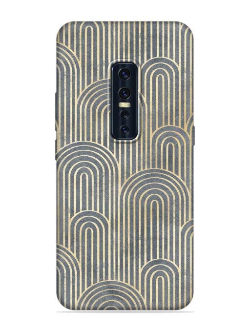 Art Deco Style Embossed Soft Silicone Case for Vivo V17 Pro Zapvi