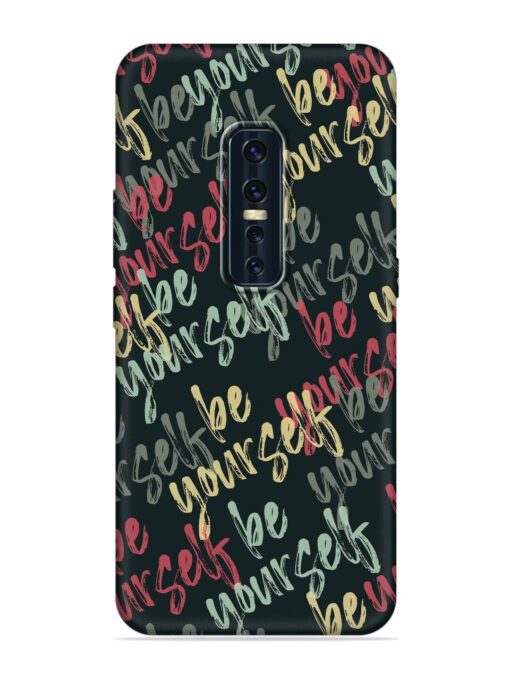 Yourself Seamless Embossed Soft Silicone Case for Vivo V17 Pro Zapvi