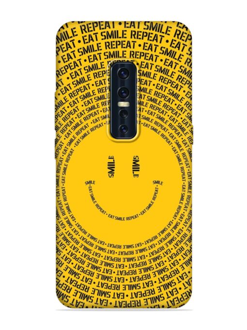 Smiley Embossed Soft Silicone Case for Vivo V17 Pro Zapvi