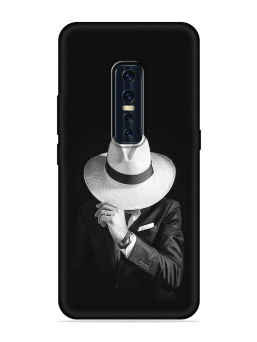 Men Under Hat Embossed Soft Silicone Case for Vivo V17 Pro