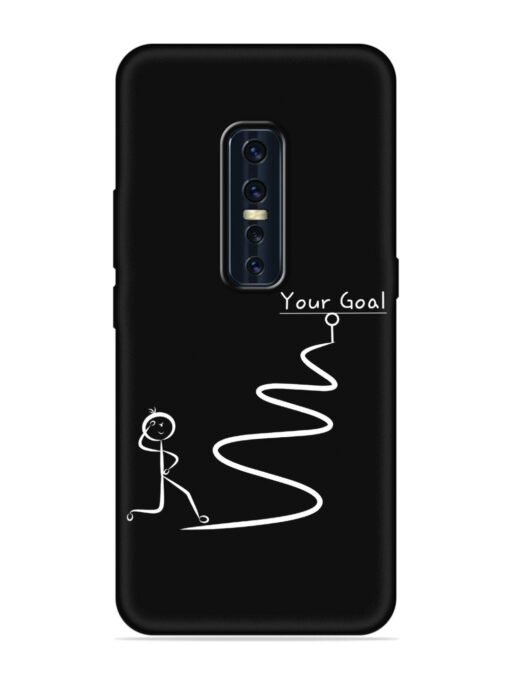 Your Goal Embossed Soft Silicone Case for Vivo V17 Pro Zapvi