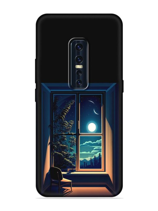 Night View At Window Embossed Soft Silicone Case for Vivo V17 Pro Zapvi