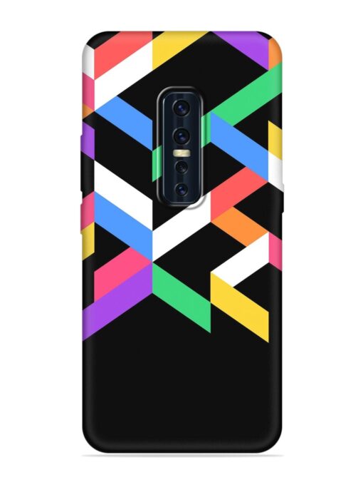 Colorshape Abstarct Embossed Soft Silicone Case for Vivo V17 Pro Zapvi