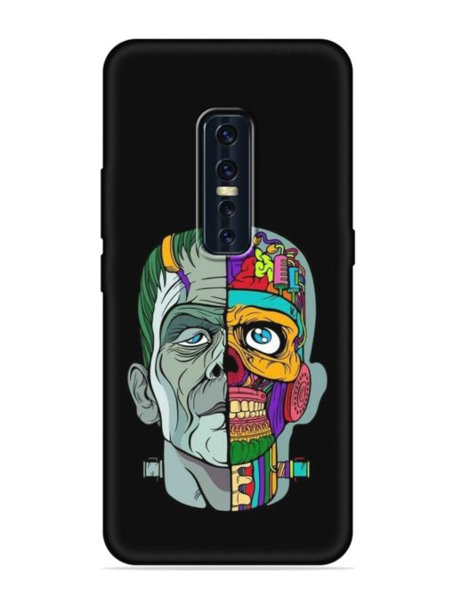 Men Vs Skull Embossed Soft Silicone Case for Vivo V17 Pro Zapvi